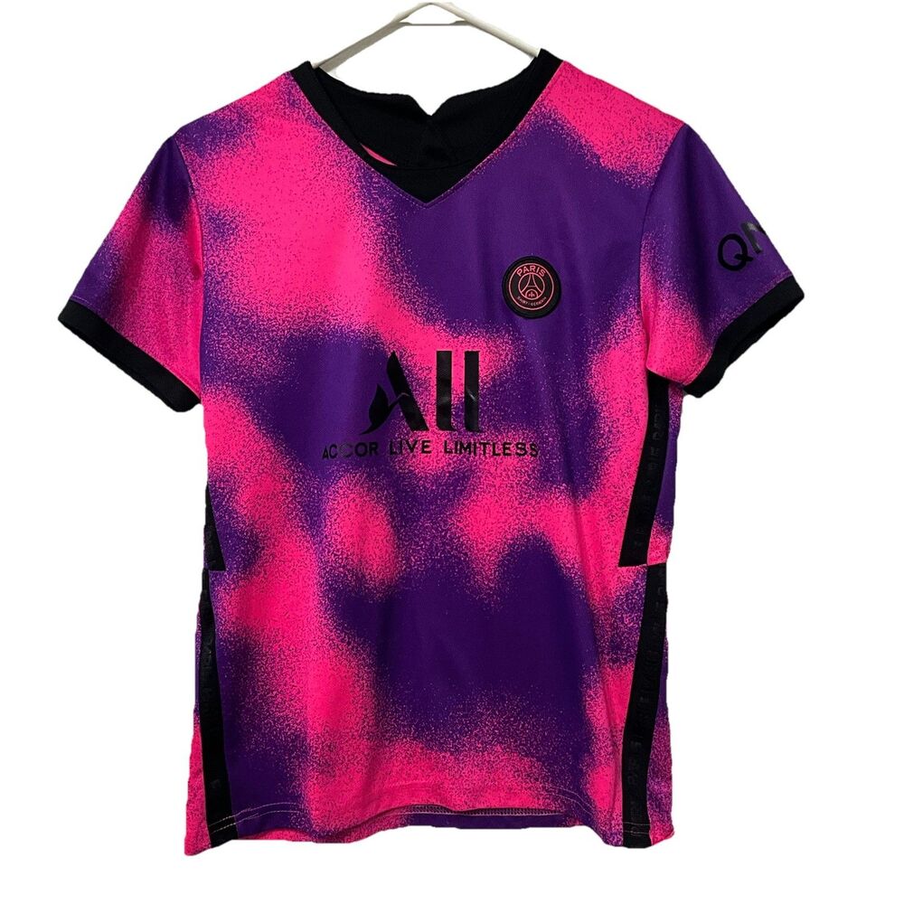 Soccer Jersey Paris Saint-Germain PSG Messi Football Shirt Pink Purple Unisex 28